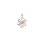 Floral Mandala Diamond Pendant
