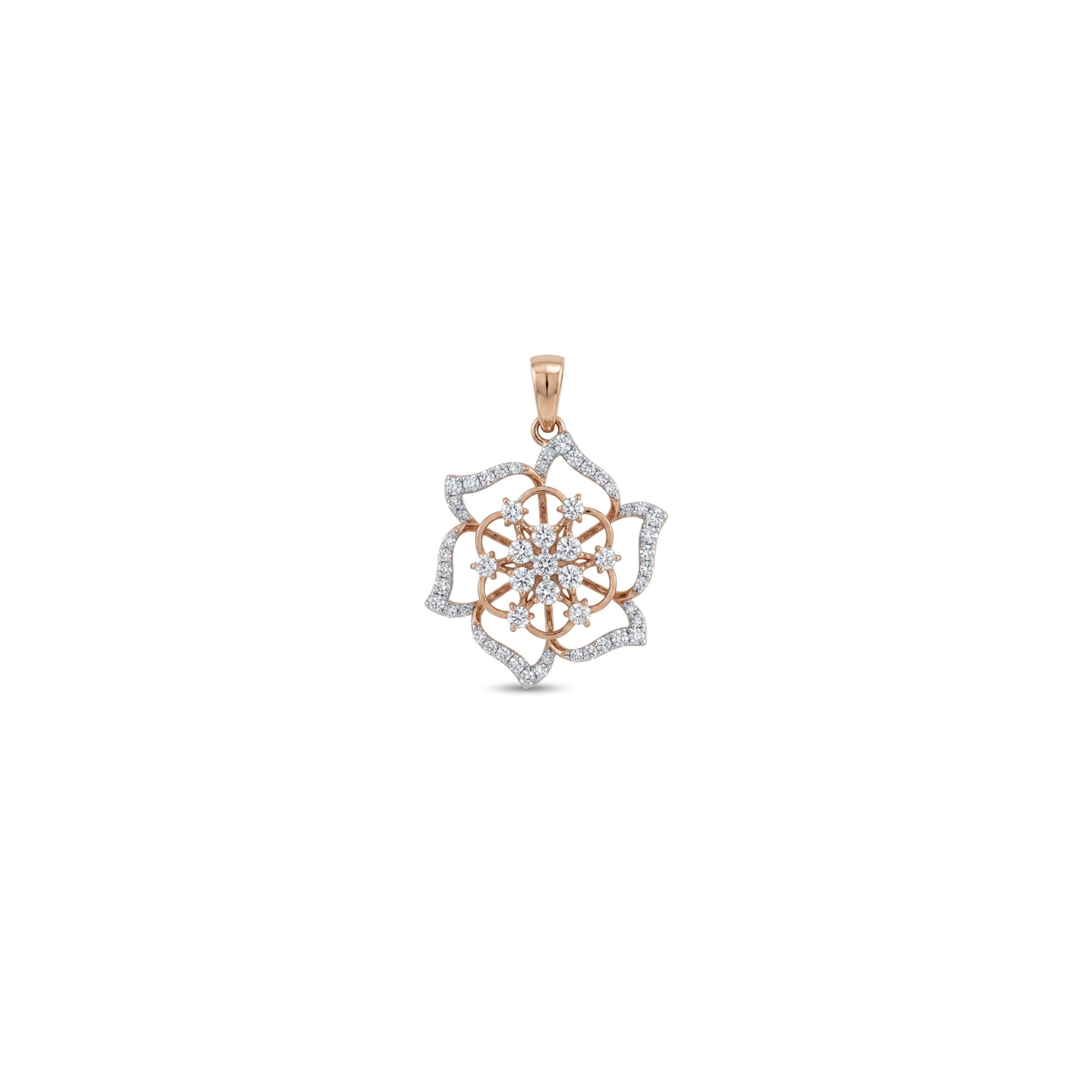 IMG_2961 Floral Mandala Diamond Pendant - Image 1