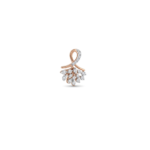 Sparkling Ribbon Cluster Pendant