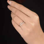 Royal Tiara Crown Diamond Ring - Image 4
