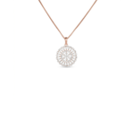 Floral Radiance Medallion Pendant