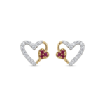 Enchanted Heart Embellished Earrings