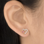 Enchanted Heart Embellished Earrings - Image 3