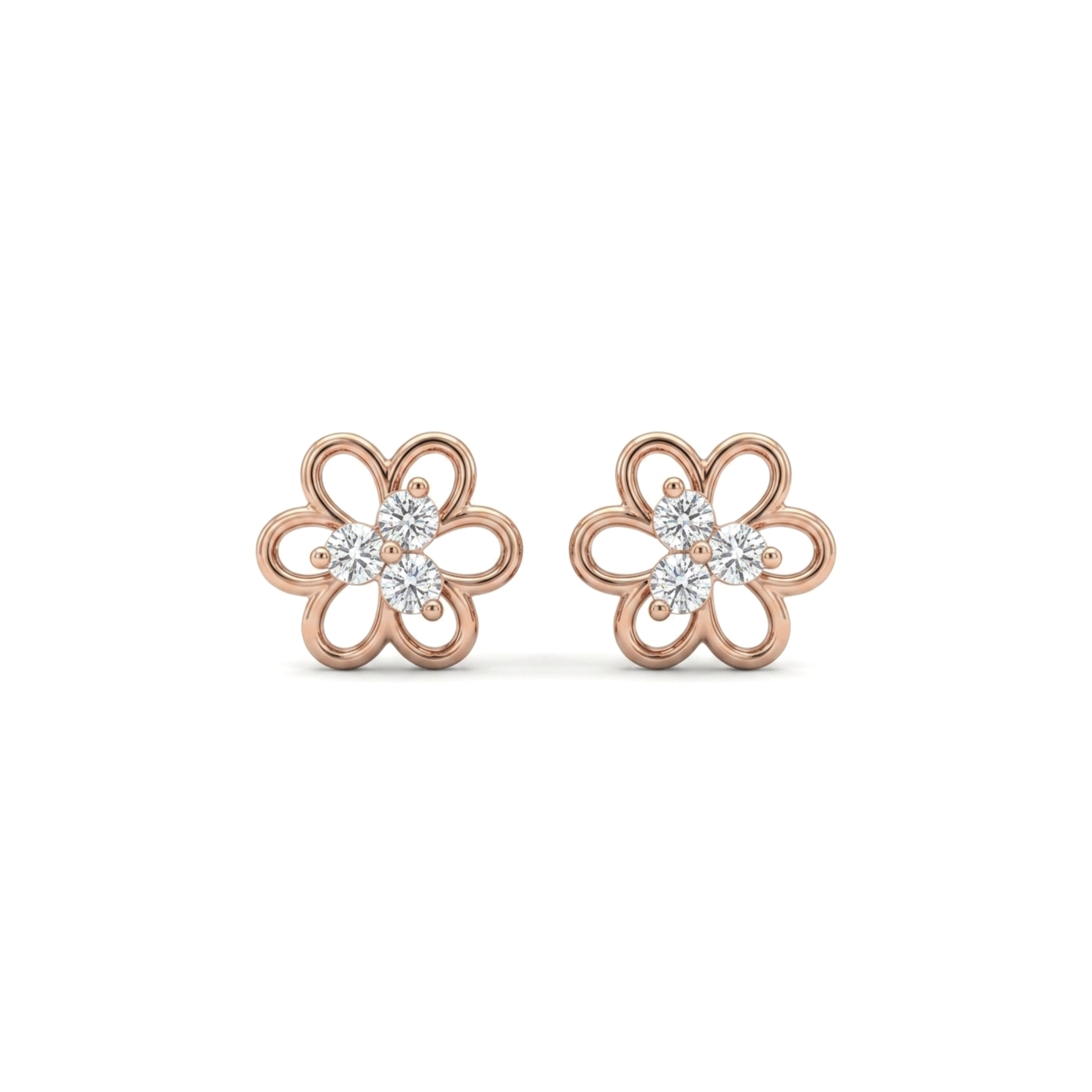 IMG_1889 Blossom Brilliance Diamond Earrings - Image 1