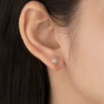 Blossom Brilliance Diamond Earrings - Image 3