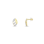 Luminescent Leaf Diamond Studs - Image 2