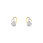 Radiant Heart Stud Earrings