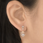 Imperial Floral Filigree Diamond Drops - Image 3
