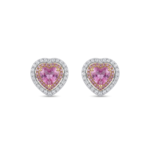 Eternal Promise Diamond Heart Studs