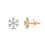 Celestial Diamond Snowflake Studs - Image 2