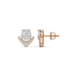 V-Sartorial Diamond Crown Studs - Image 2