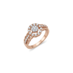 Vintage Halo Filigree Diamond Ring