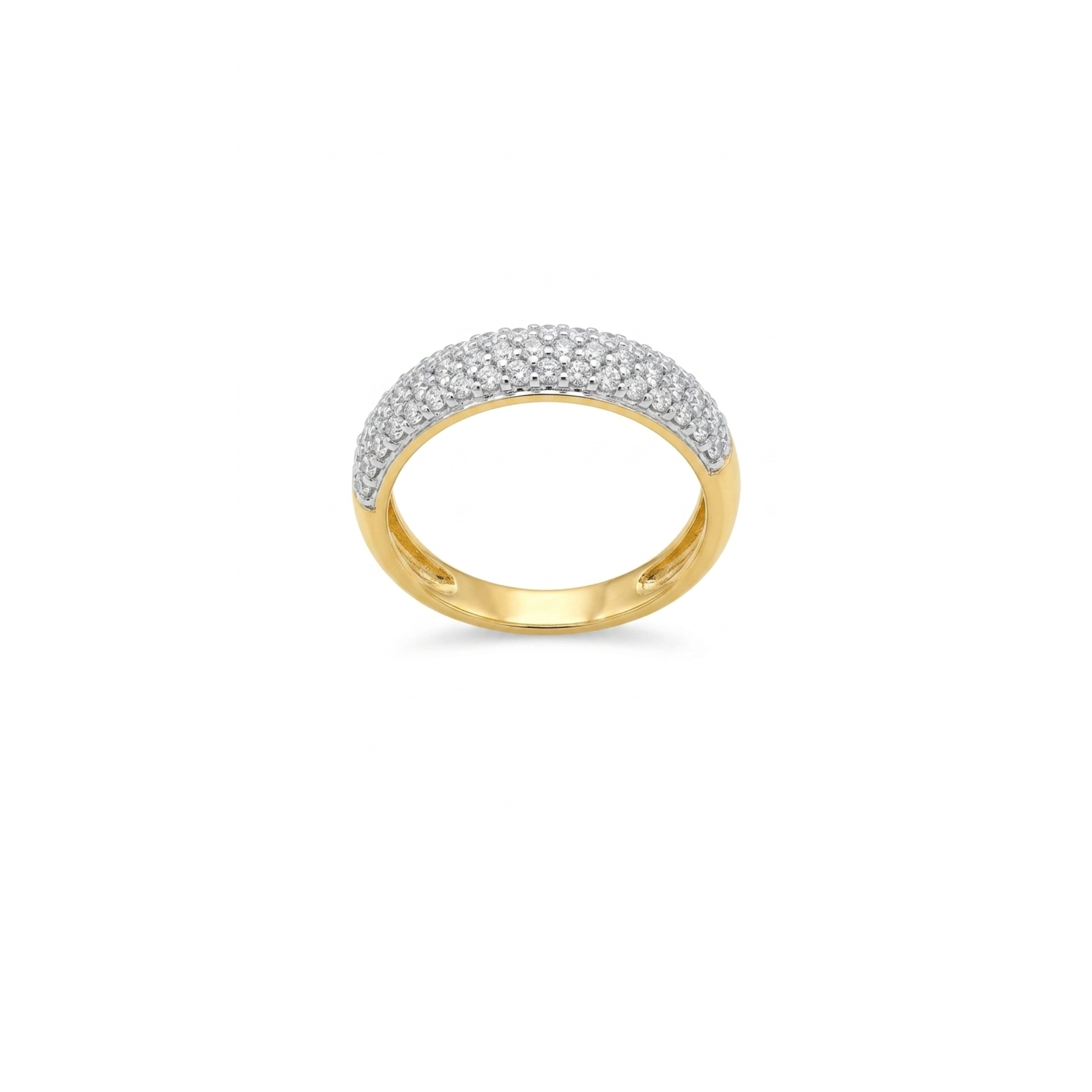 IMG_3077 The Pave Dome Lab Grown Diamond Band - Image 1