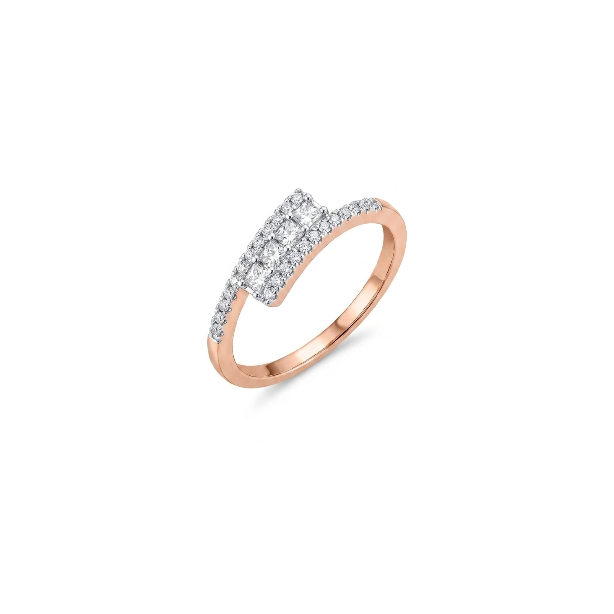 IMG_3081 The Four-Stone Princess Lab Grown Diamond Ring - Image 1