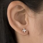 Floral Cross Studs - Image 2