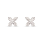 Floral Cross Studs