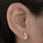 Infinity Bloom Drop Earrings - Image 2