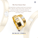 The Neo-Classic Duet Couple Band Engagement Rings