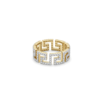 The Grecian Key Diamond Band
