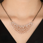 The Majestic Rose Gold Cascade Mangalsutra - Image 2