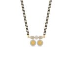 Contemporary Dual Lakshmi Vati Diamond Mangalsutra