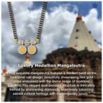 Contemporary Dual Lakshmi Vati Diamond Mangalsutra - Image 2