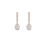 Aurelia Pear Drop Diamond Earrings