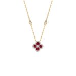 Four-Leaf Clover Diamond Pendant  - Image 2