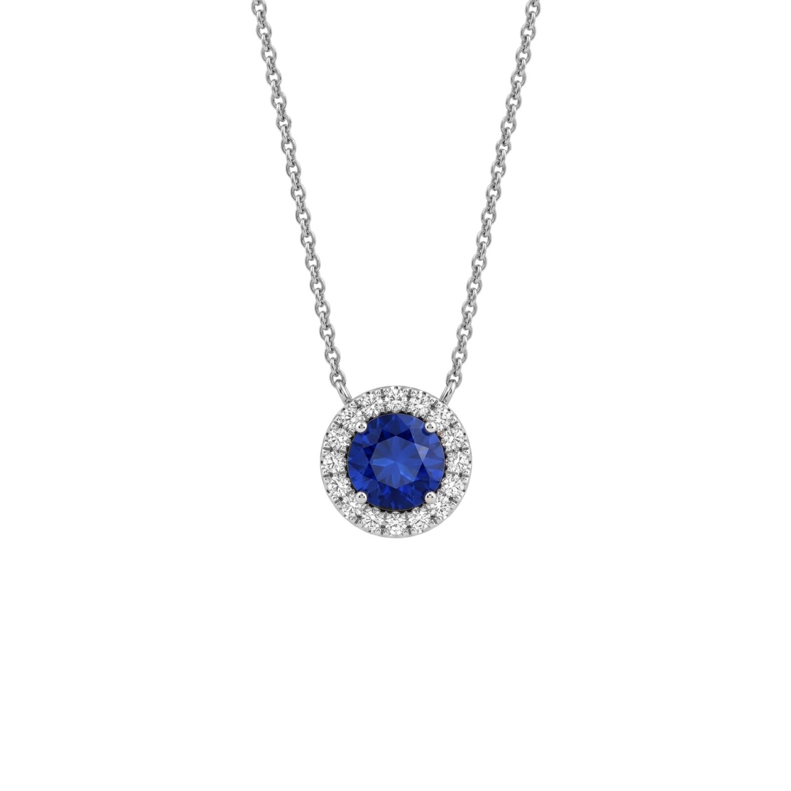 93ef5bcc-fa38-4f40-ba50-4d986a7fc5af Royal Diamond Halo Pendant - Image 1