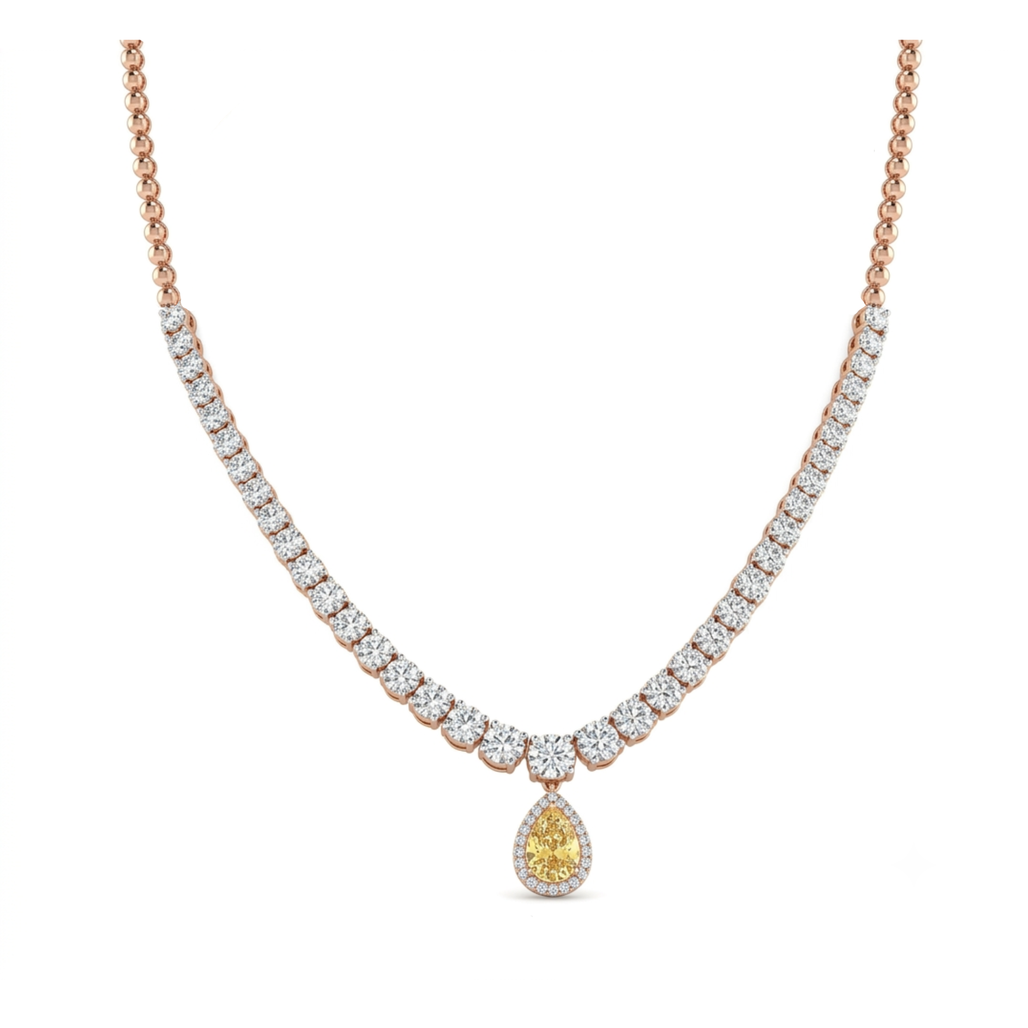 IMG_4051 Seraphine Convertible Diamond Tennis Necklace - Image 1