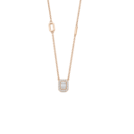 Modern Geometric Diamond Halo Pendant - Image 2